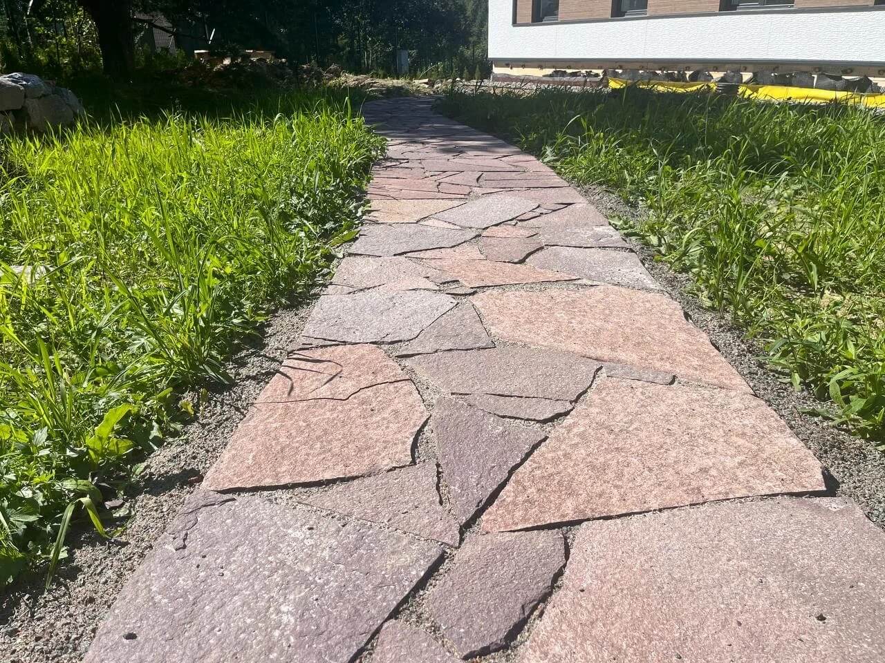 Укладка плитняка