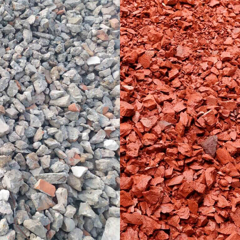 отсыпка поднятие участка боем кирпича бетона спб