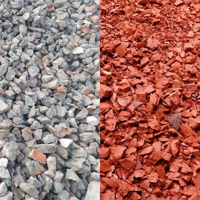 отсыпка поднятие участка боем кирпича бетона спб