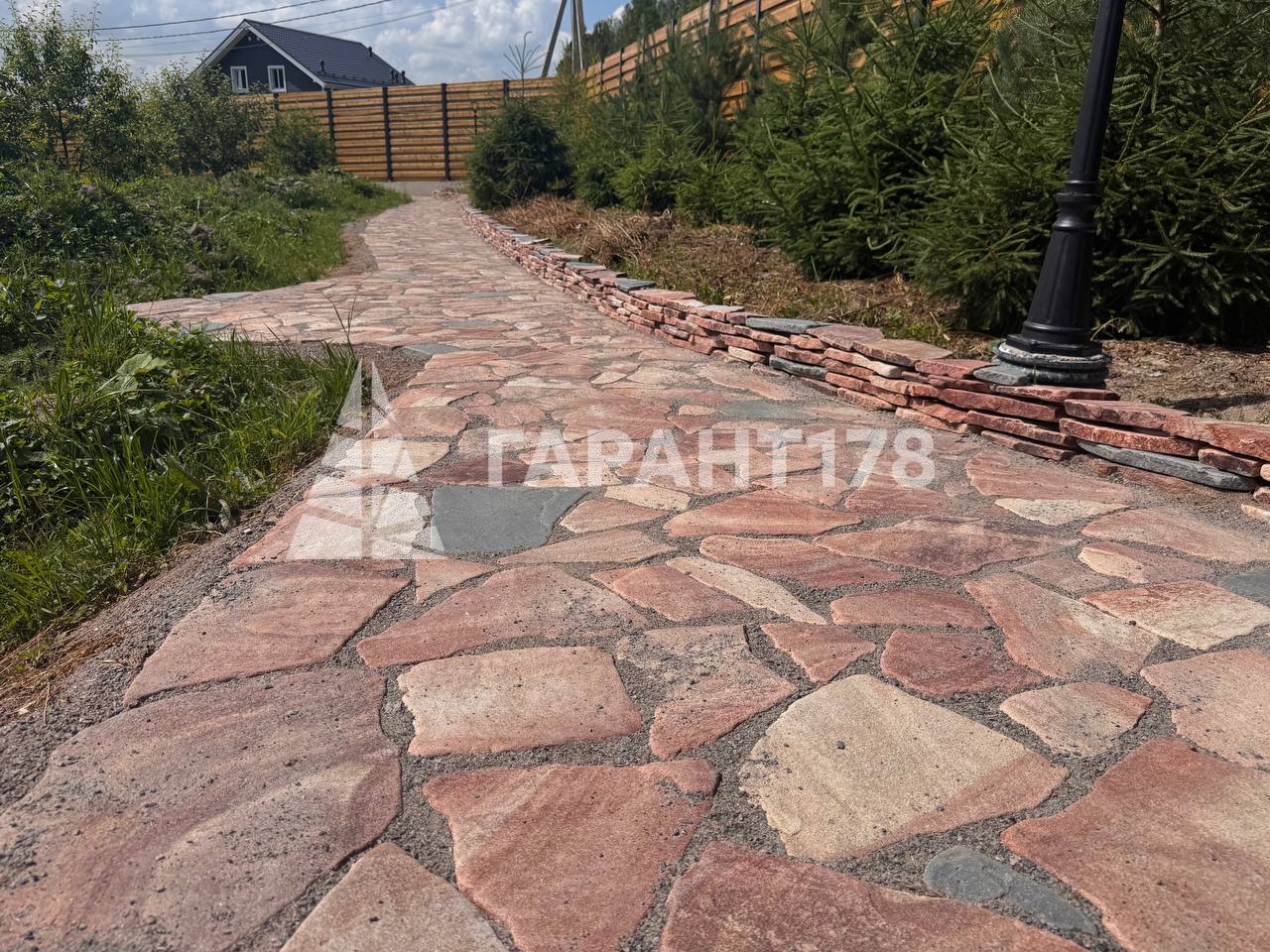 Благоустройство участка с перепадом высот (КП Порожки-Петровское)