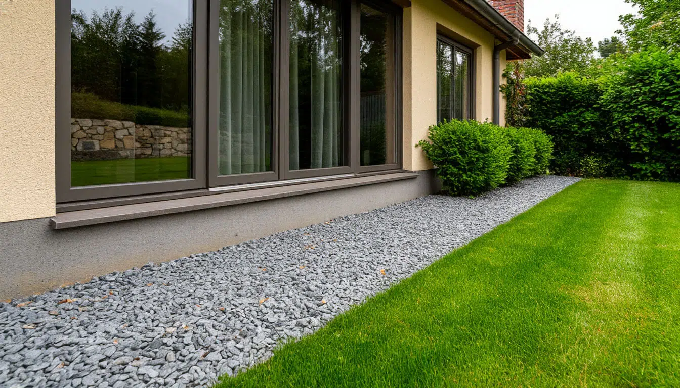 мягкая отмостка из щебня цена спб