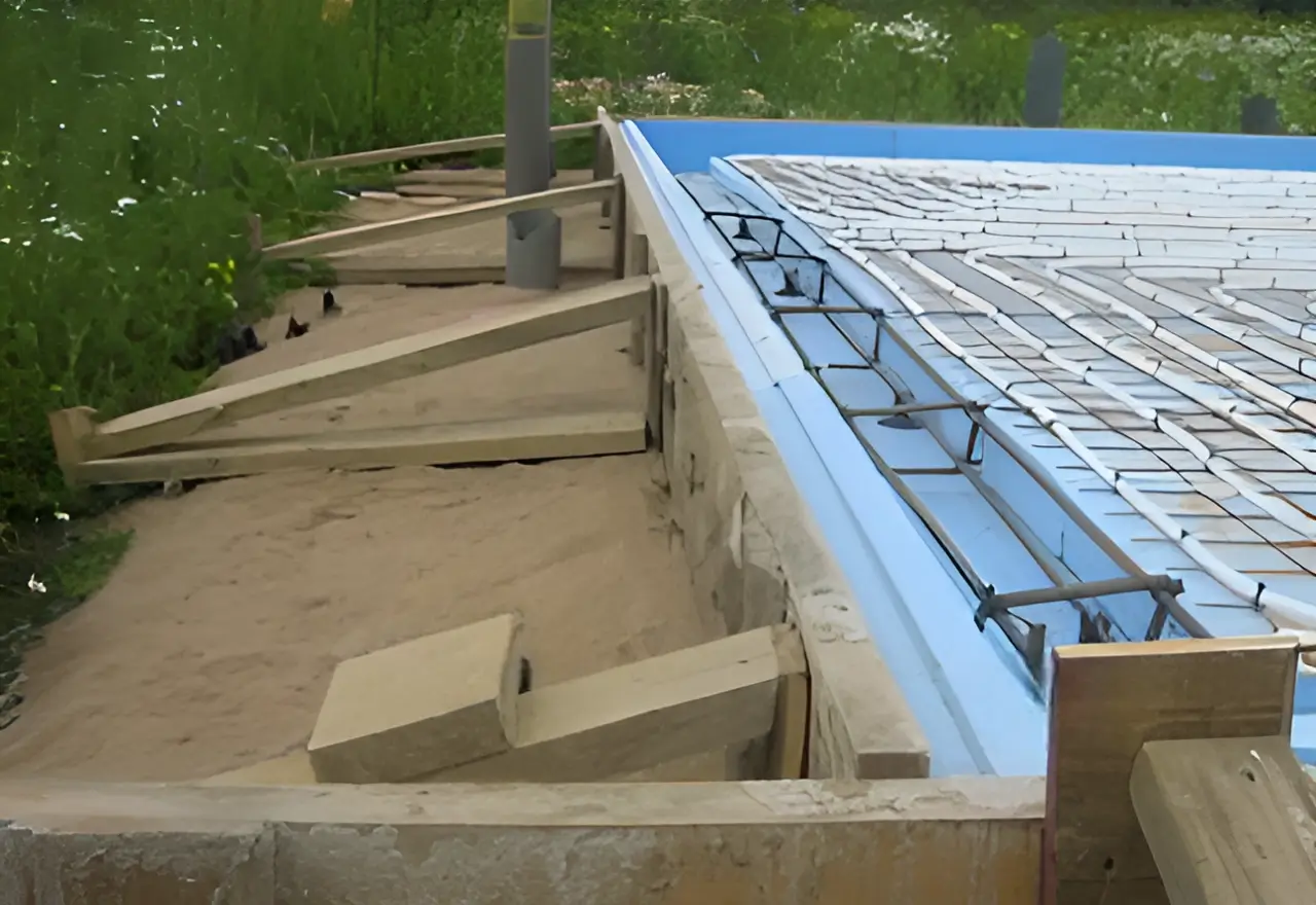 монолитная плита с ребрами жесткости